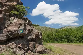 The views from the Janapar tourist route. Section between the cities Shusha and Stepanakert