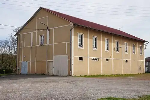 Last remaining building of the mining complex.