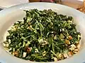 Stir fried malantou with xianggan