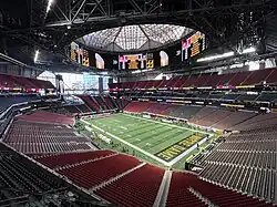 Press box view
