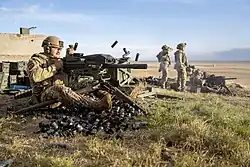 Tactical Air Control Party Airmen with the 124th Air Support Operations Squadron conduct proficiency training on a variety of vehicle, radio and weapons systems at Saylor Creek Air Force Range, Idaho, May 8, 2023.