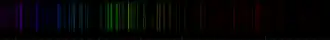 Color lines in a spectral range