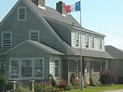 One of Caraquet's few stone houses, built in 1940.
