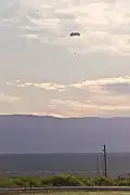 Parachute descending