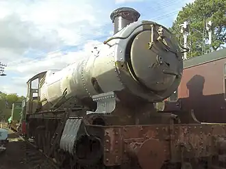 5967 Bickmarsh Hall under restoration at Northampton & Lamport Railway