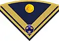 Rank insignia for a major on hat (Hatt m/1910-14) in the army.