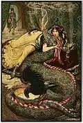 Illustration from "The Russian Story Book" by Richard Wilson, illustrated by Frank C. Papé, 1916