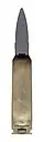 Boxer primer compatible cross sectioned 7.5×55mm Swiss round