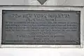 Plaque, 72nd New York Infantry monument, Gettysburg National Battlefield