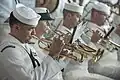 The band during the 74th Anniversary Pearl Harbor Day commemoration cermeony.