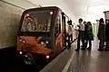 Rusich train at the platform