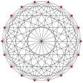 2{4}9, , with 18 vertices, and 81 edges
