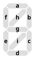 Nine-segment display