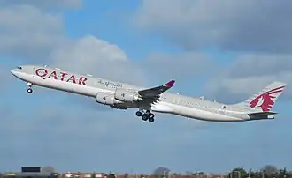 Former Airbus A340-600 in 2014