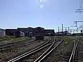 Trains at the Ankara Railway Factory.