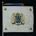 Battalion colour m/1850 of 2nd Battalion, Svea Life Guards.
