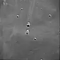 Near vertical view from Apollo 11
