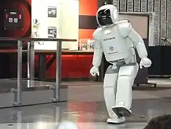 Foot padding, called "Floor Reaction Control", accounts for small surface irregularities