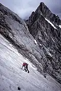 One of several snow sections