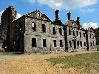 The abbey of Notre-Dame of Bon-Repos, in Saint-Gelven