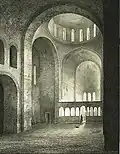 The Pitsunda Cathedral in 1847. Drawing by Grigory Gagarin