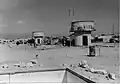 Egyptian water tanks at Abu Ageila. 1948
