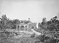 Academic Hall and Chalybeate Spring in the 1880s