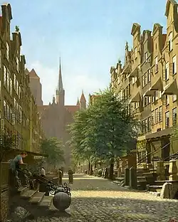 German cityscape