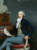 Armand Louis Le Boulanger, Marquis d’Acqueville, c. 1791-1796 (Blanton Museum of Art)