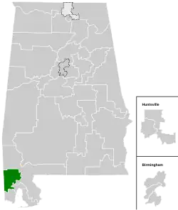 Map of the district
