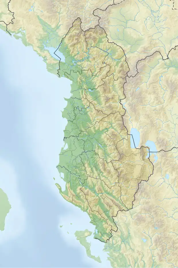 Tirana is located in Albania