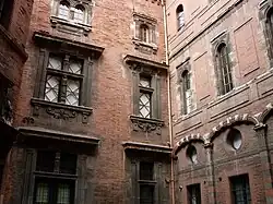 West façade.