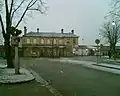 The station in the snow, January 2007.
