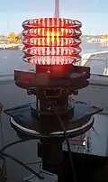 Current flashing LED light