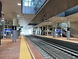 Alkimos station under construction drone shot