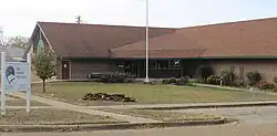 Allen Memorial Public Library in Hawkins