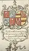 Marriage crest of Andries de Graeff and Elisabeth Bicker van Swieten (1646)