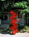 "Alpha Helix For Linus Pauling" sculpture of Alpha helix