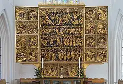 Altar by the sculptor Claus Berg.