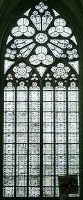 Before 1300: Grisaille, north transept