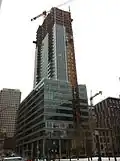 Construction site in February 2014