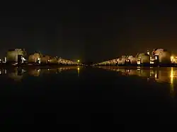 Inside view of Dr. Bhimrao Ambedkar Samajik Parivartan Sthal in Night
