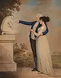 An Elegant Couple Admiring The 'Lely Venus', 1801