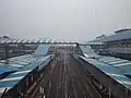 View of the station from a FoB