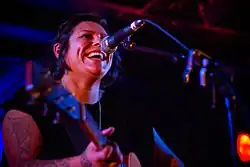 Image 68Anika Moa's debut studio album Thinking Room, released in 2001, reached number one on the New Zealand Albums Chart. (from 2000s in music)