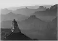 Mt. Hayden (lower left) by Ansel Adams ca. 1942