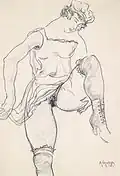 Image 137Drawing by Anton Peschka, 1925