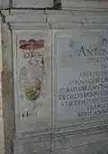 Sculpted coat-of-arms of Antoniotto Pallavicini