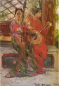 Enjoyment (1904) by Aoki Shigeru (Ōhara Museum of Art)