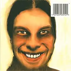 A self portrait of Richard D. James grinning